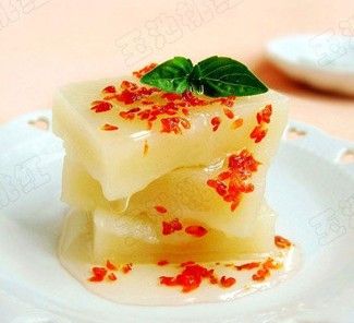 透明水晶桂花糕怎样做