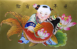 贴年画,贴年画的寓意和象征