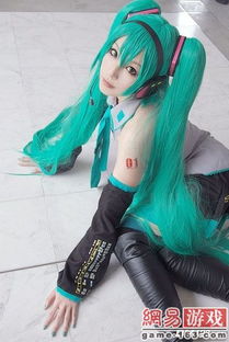 初音未来cos，初音未来cos假发