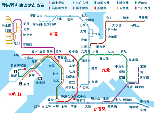 香港乘地铁、巴士、出租车的方法,有什么需要注意的?