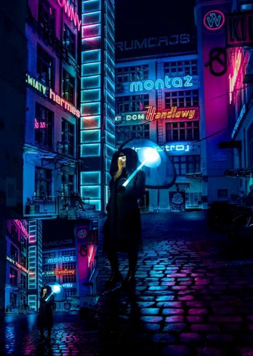 赛博朋克风格图片,赛博朋克风格图片怎么调