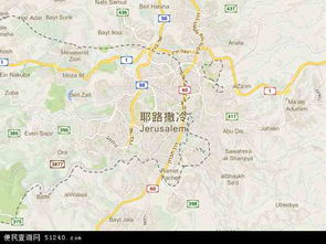 以色列在地图上的位置