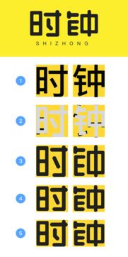 时钟字体