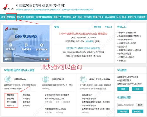 学信网入口登录官网