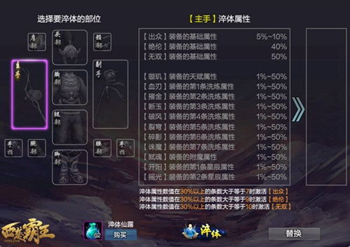 淬体，淬体境界划分
