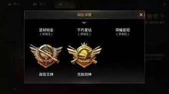 吃鸡段位级别,吃鸡段位级别分数图