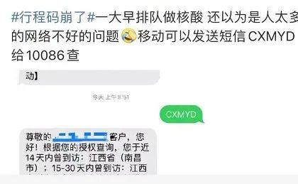 有网友反映行程码崩了,这可能是什么原因造成的?