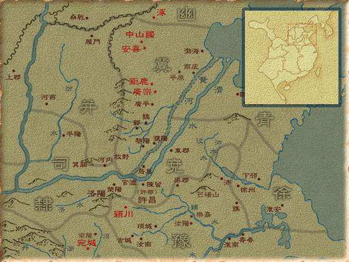 三国演义地图，三国演义地图全图高清