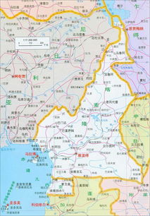 喀麦隆地图,喀麦隆地图世界地图