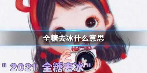 2021年全糖去冰什么意思