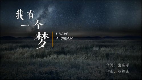 我有一个梦优秀作文