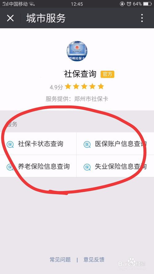 微信可以查社保缴费情况吗