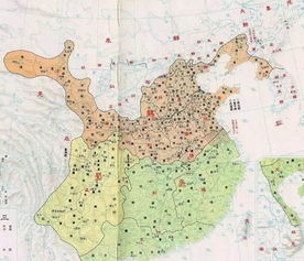 东汉末年和三国时期的地图