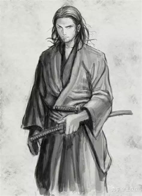 宫本武藏发型，宫本武藏发型图片