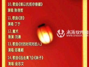 安徽卫视春晚节目表?
