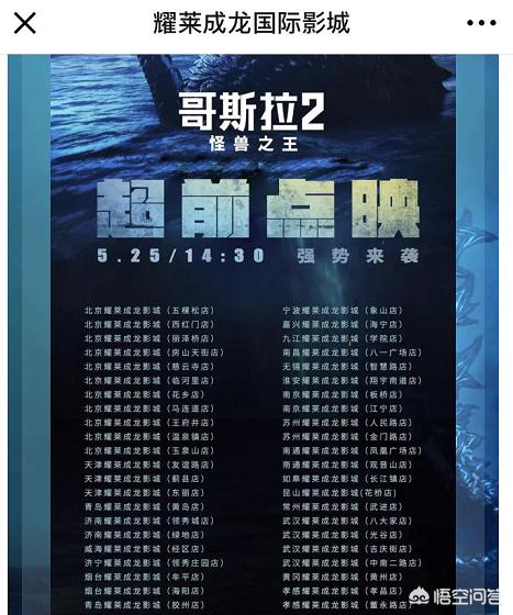 点映和正式上映有什么区别?