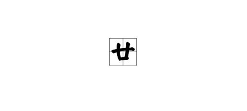 廿是什么意思