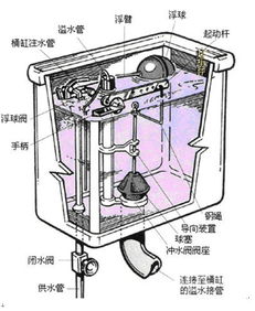 抽水马桶工作原理，抽水马桶工作原理动画