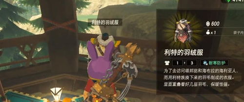 塞尔达传说:荒野之息老人的防寒服怎么解锁