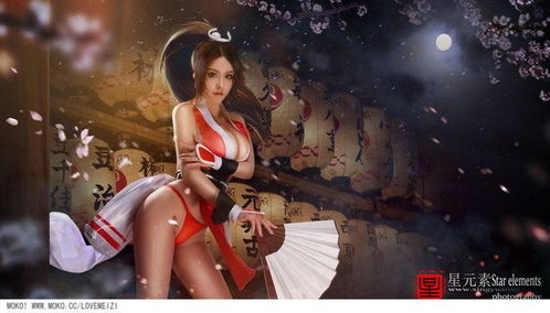 不知火舞真人，cos泳衣