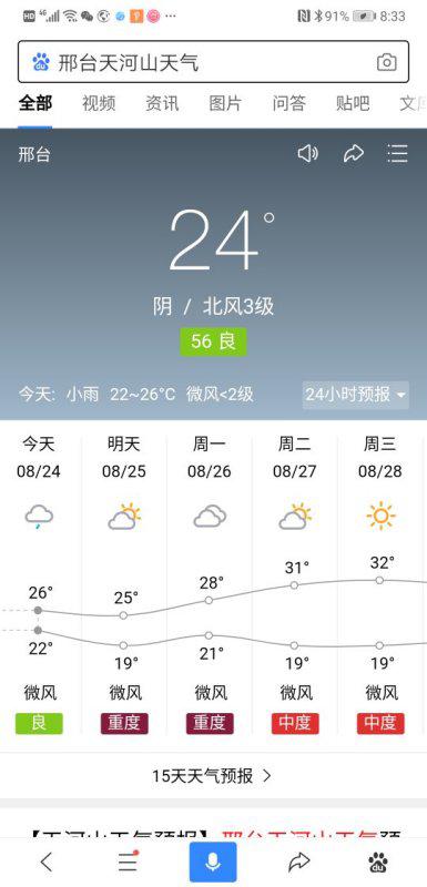 小度小度天气预报，小度小度天气预报报一下
