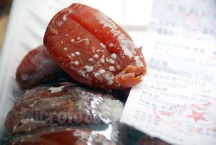 柿饼发霉图片，柿饼发霉图片圆点