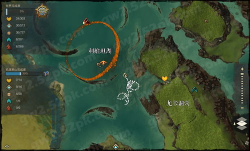 激战2怎么开白银荒地地图