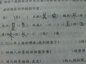 用填字能组什么四字成语?