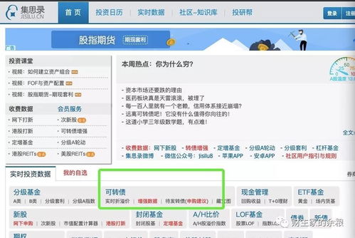 集思录网站，可转债集思录网站