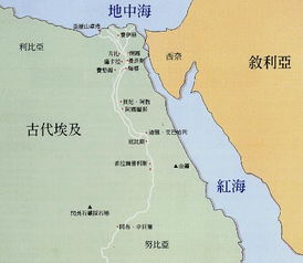 古埃及地图，古埃及地图高清版大图