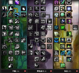 魔兽世界60德鲁伊天赋加点攻略