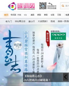 我在之前都可以好好的在碟调网上看视频,突然间无法观看,页面只能加载