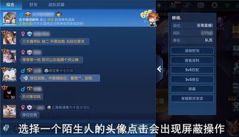 王者荣耀陌生人访客,如何拉黑他,或者禁止访问?