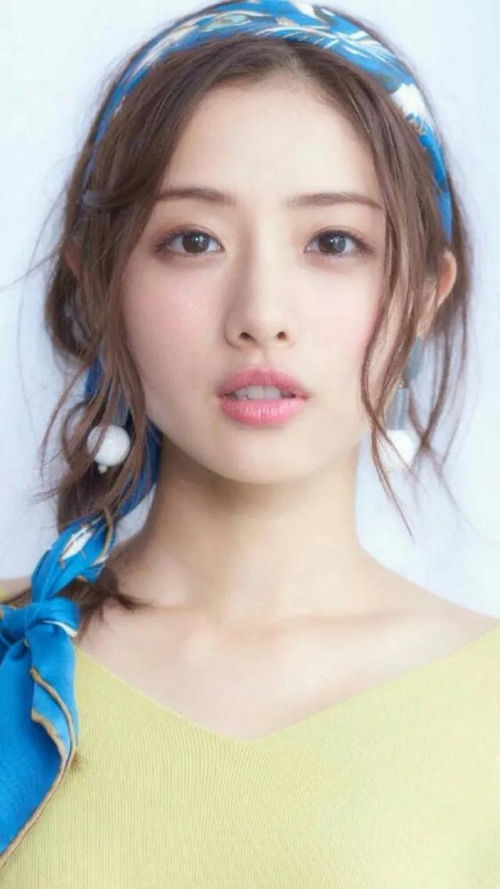 石原里美写真手机壁纸，石原里美照片特别有辨识度的