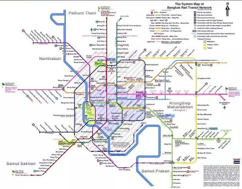 曼谷地铁线路图2023，曼谷地铁图