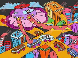 电子绘画软件，电子绘画作品