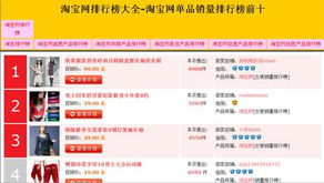 淘宝排行榜在哪里看，淘宝排行榜怎么看